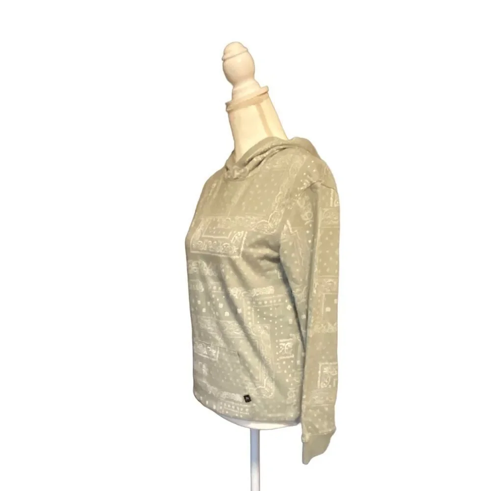 Art Class Kids Hoodie Sage Green and White Size L (12/14)